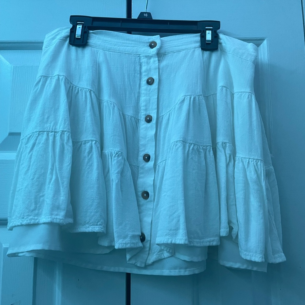 White skirt